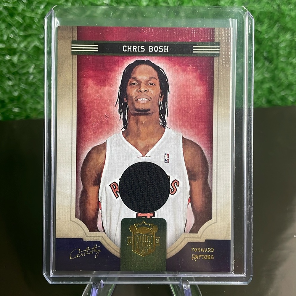 82. Panini COURT KINGS CHRIS BOSH JERSEY CARD-Game worn numbered card 209/299 🔥🔥